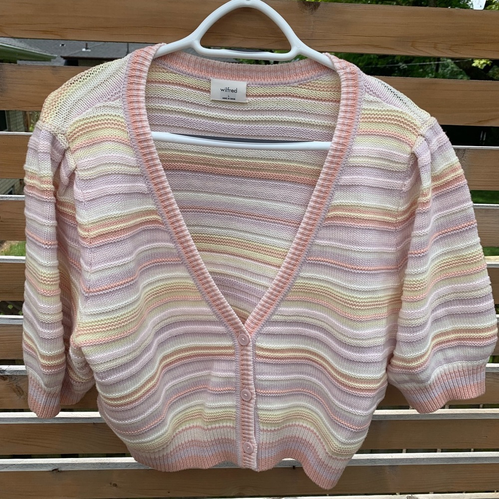 Adorable Aritzia Wilfred Canterbury Cardigan